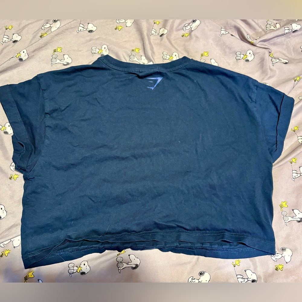 Gym shark blue crop top - Picture 2 of 3